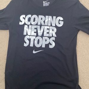 Black nike shirt,size small worn twice